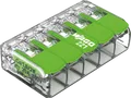 Produktbild: WAGO Verbindungsklemme 221-425 | Steckklemme 5-polig mit Hebel | 0,2-4 mm² | 32A 450V | transparent | Green Range