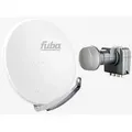 Produktbild: Fuba Sat Anlage 4 Teilnehmer | Satellitenschüssel Komplettset - DAA 850 W Sat-Schüssel 85cm Alu weiß + Fuba DEK 417 Quad LNB 4 Teilnehmer (DVB-S2