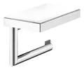 Produktbild: Keuco Reva Toilettenpapierhalter mit Glasablage offene Form - Verchromt - 12873019000