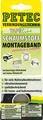Produktbild: PETEC 87122 Montageband, schwarz, 12 MM x 1 MM x 2 M, SB-Karte (2,27 EUR/m)