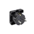 Produktbild: Bachmann Flächenstecker Schutzkontakt, 911170, Schwarz