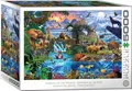 Produktbild: Eurographics XXL-Puzzle Tiere der Welt, 5000 Teile, 152 x 102 cm, 8520-5881