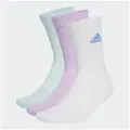 Produktbild: adidas Performance Funktionssocken CUSHIONED CREW SOCKEN, 3 PAAR (3-Paar) lila L (43/45)