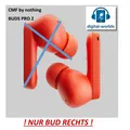 Produktbild: CMF by nothing BUDS PRO 2 - In-ear Kopfhörer (rot) +++ NUR HÖRER RECHTS  +++