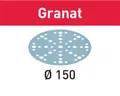Produktbild: Festool Schleifscheibe Granat STF D150/48 P180 GR/100 Körnung: P180|Packungsinhalt: 100 Stück