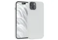 Produktbild: EAZY CASE Handyhülle Premium Silikon Case für Apple iPhone 15 Plus 6,7 Zoll, Silikon Schutzhülle mit Kameraschutz kratzfest Handy Softcase Weiß
