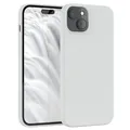 Produktbild: Für Apple iPhone 15 Plus Handyhülle Silikon Case Schutz Hülle Back Cover Weiß