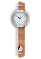 Produktbild: AMS Funk-Pendelwanduhr 5271 (Quarzuhr,Holzgehäuse,Esszimmer,Wohnzimmer,Made in Germany)
