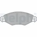 Produktbild: 1x Bremsbelagsatz, Scheibenbremse DELPHI LP1617 passend für PEUGEOT