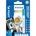 Produktbild: Pilot Pintor Fein Set à 6 Metallic (Metallic, 2.90 mm, 6 x) (180.024.96)