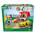 Produktbild: Brio World Eisenbahn Set Großes City Bahnhof Set 37 Teile 33989