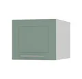 Produktbild: Feldmann-Wohnen Klapphängeschrank Kvantum (1-türig, 1 Fach, Türanschlag oben, Soft-Close, 1-St., Fronten mit dekorativen Fräsungen und leicht abgerundeten Ecken) 40x59x36cm weiß - mint matt (Q-W6B/40)