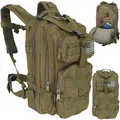 Produktbild: Taktischer Militär Rucksack Trekking Tasche für Outdoor Jagd Sport Grün 26 LT