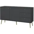 Produktbild: Sideboard  Bonito , grau , Maße (cm): B: 147,2 H: 81,7 T: 39.1