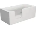 Produktbild: Badewanne mit Tür SCHULTE Q1 Tür links 180 x 80 cm alpinweiß mit Front- und Seit