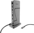 Produktbild: Hama USB-C Dockingstation Connect2Office Speed USB-C Power Delivery, Unterstützt 8K@30Hz (1x) / 4K@30Hz (2x)