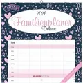 Produktbild: Familienplaner Deluxe 2026 - Broschürenkalender 30x30 cm (30x60 geöffnet) - Kalender mit Platz für Notizen - 5 Spalten - Bildkalender - Wandkalender