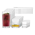 Produktbild: Schott Zwiesel STAGE Bargläser Set 17-teilig m. 4 Glasstrohhalmen & Reinigungsb.