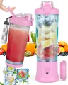Produktbild: ® Mixer Smoothie Maker 600ml Tragbarer Mixer für Smoothies und Shakes mit 6 K...