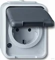 Produktbild: Elso 445009 SCHUKO-STECKDOSE,GRAU