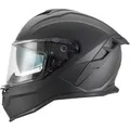 Produktbild: APEX FI200 Solid schwarz matt Integralhelm ECE 22.06 mit Sonnenblende S 55/56