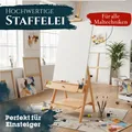 Produktbild: Atelierstaffelei Staffelei Standstaffelei Holzstaffelei Buchenholz Malstaffelei