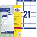 Produktbild: AVERY Zweckform Adressetiketten L7160-40 weiß 63,5 x 38,1 mm, 40 Blatt