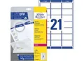Produktbild: Avery Zweckform Adressetiketten L7160-40, mit ultragrip, geeignet für Laserdrucker, 63,5 x 38,1 mm, 840 Stück/40 A4-Bogen, 100 % FSC®-Papier, weiß