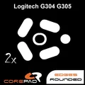 Produktbild: Corepad Skatez Logitech G304 G305 Mausfüße Mausgleiter Hyperglides PTFE Teflon