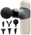 Produktbild: Morelax Mini Massagepistole Massagegerät Massage gun, handliche Massage Gun mit 6 Massageköpfen, 4 Geschwindigkeiten, bestes Geschenk, Massage Pistole zur Muskelkater und Steifheit