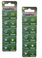 Produktbild: 20x AG0 Alkaline Knopfzelle PM 379 119SG0 SR63 GP379 LR521 D379 SR521W 1,5 V