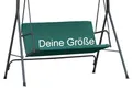 Produktbild: Personalisierte Ersatz-schaukelsitzbezug für Hollywoodschaukel | MASSANFERTIGUNG | Cordura Stoff für Sitzbezug Garten Schaukel Stuhlbezug | Wetterbeständig | Outdoor Sitzauflage Grün [101]