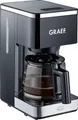 Produktbild: Graef Filterkaffeemaschine FK 402, 1,25l Kaffeekanne, Korbfilter 1x4, mit Glaskanne, schwarz
