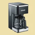 Produktbild: Graef Glaskrug-Kaffeemaschine Young Line FK 402 - schwarz mit Edelstahl