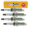 Produktbild: NGK 4x Zündkerze LZKAR7A für Motorräder, Nickel, 4er Pack