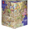 Produktbild: Puzzle - Degano Yogaland - Triangular 1500 Teile