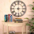 Produktbild: vidaXL Wanduhr Vintage mit Quarzwerk Metall 60 cm XXL