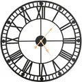 Produktbild: Wanduhr Vintage Mit Quarzwerk Metall 60 Cm Xxl Vidaxl