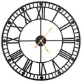 Produktbild: Wanduhr Vintage -Stil mit Quarzmechanismus xxl 60 cm Metal