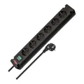 Produktbild: Bremounta Steckdosenleiste 6-fach schwarz 3m H05VV-F 3G1,5, 1