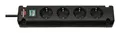 Produktbild: Brennenstuhl Bremounta Steckdosenleiste 6-fach 3m Kabel - Schwarz - 1150650316