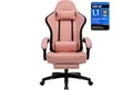 Produktbild: GTPLAYER Gaming-Stuhl Ergonomischer Gaming Sessel Schreibtischstuhl aus Stoff/Kunstleder (Pacekung), Federsitzkissen mit Fußstütze