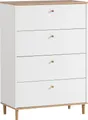 Produktbild: Schildmeyer Kommode Hilda, Kommode, melaminharzbeschichtet,Made in Germany, B: 80 cm, Solide Verarbeitung - Dieses Produkt ist in Deutschland gefertigt