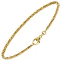 Produktbild: 1,8mm Armband Königskette aus 333 Gold Gelbgold 18,5cm Armschmuck Armkette