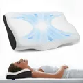 Produktbild: Orthopädisches Kissen 30x50, Kopfkissen zur Reduzierung von Nackenschmerzen, ...