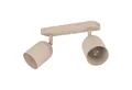 Produktbild: EGLO Deckenstrahler TILSTON, 2-flammig, Sandfarben, Metall, ohne Leuchtmittel, B 28 x H 20,5 x T 8 cm