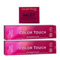 Produktbild: Wella Color Touch Plus 2 x 60 ml 44/07 mittelbraun intensiv natur braun Intensiv