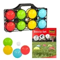Produktbild: Idena Boccia 8 Kugeln aus Kunststoff rot grün gelb blau 40409