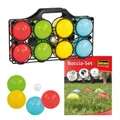 Produktbild: Idena Boccia Set 8 Kugeln 4 Farben Boule Spiel Wurfspiel