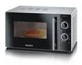 Produktbild: SEVERIN MW 7771 Mikrowelle - 700 W, 20 Liter, silber/schwarz